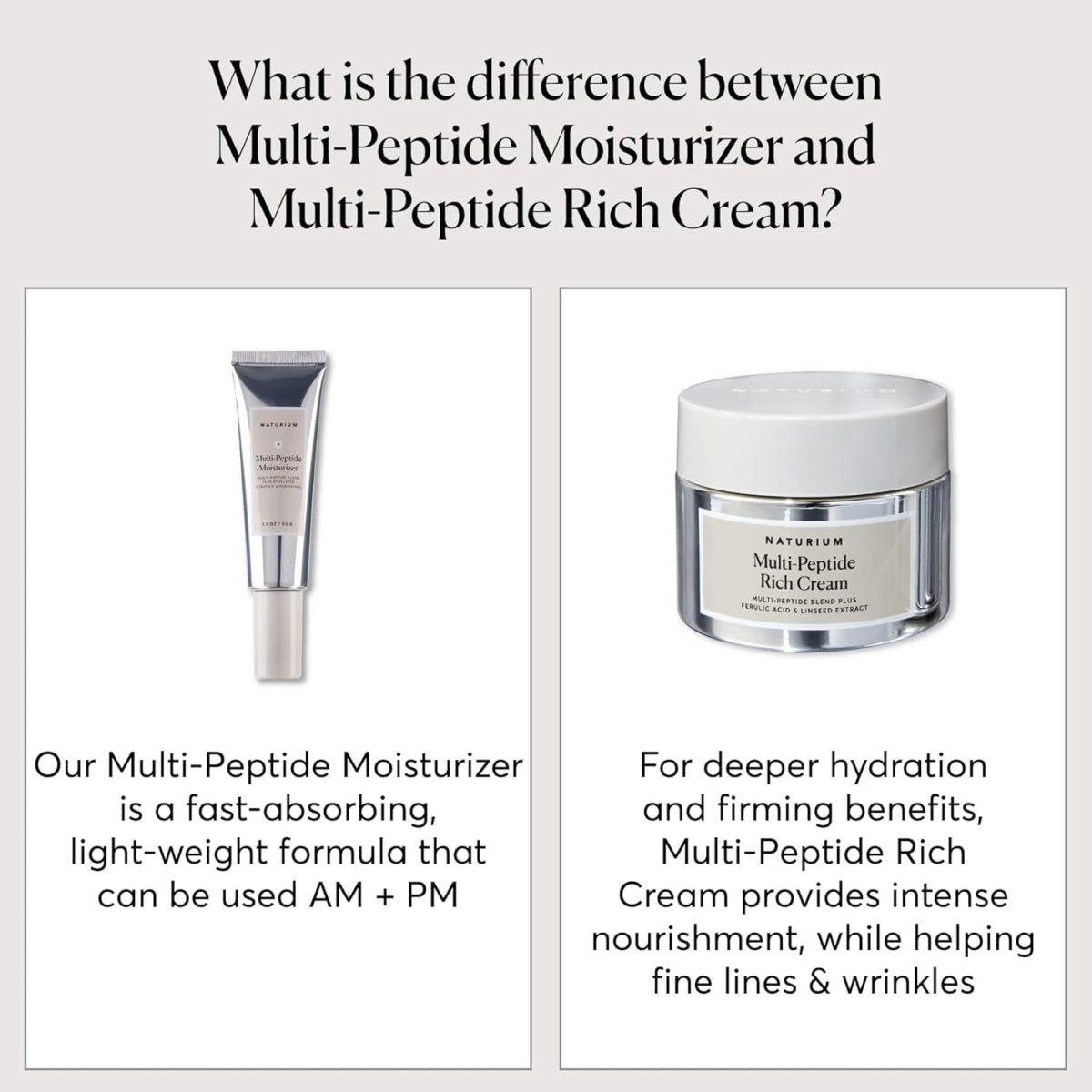Naturium Multi-Peptide Rich Cream – 50ml | Deep Hydration & Anti-Aging Moisturiser for Radiant, Firmer Skin Naturium Multi - Peptide Rich Cream 1.7 fl oz - 50 ml - Glam Global UKNaturium