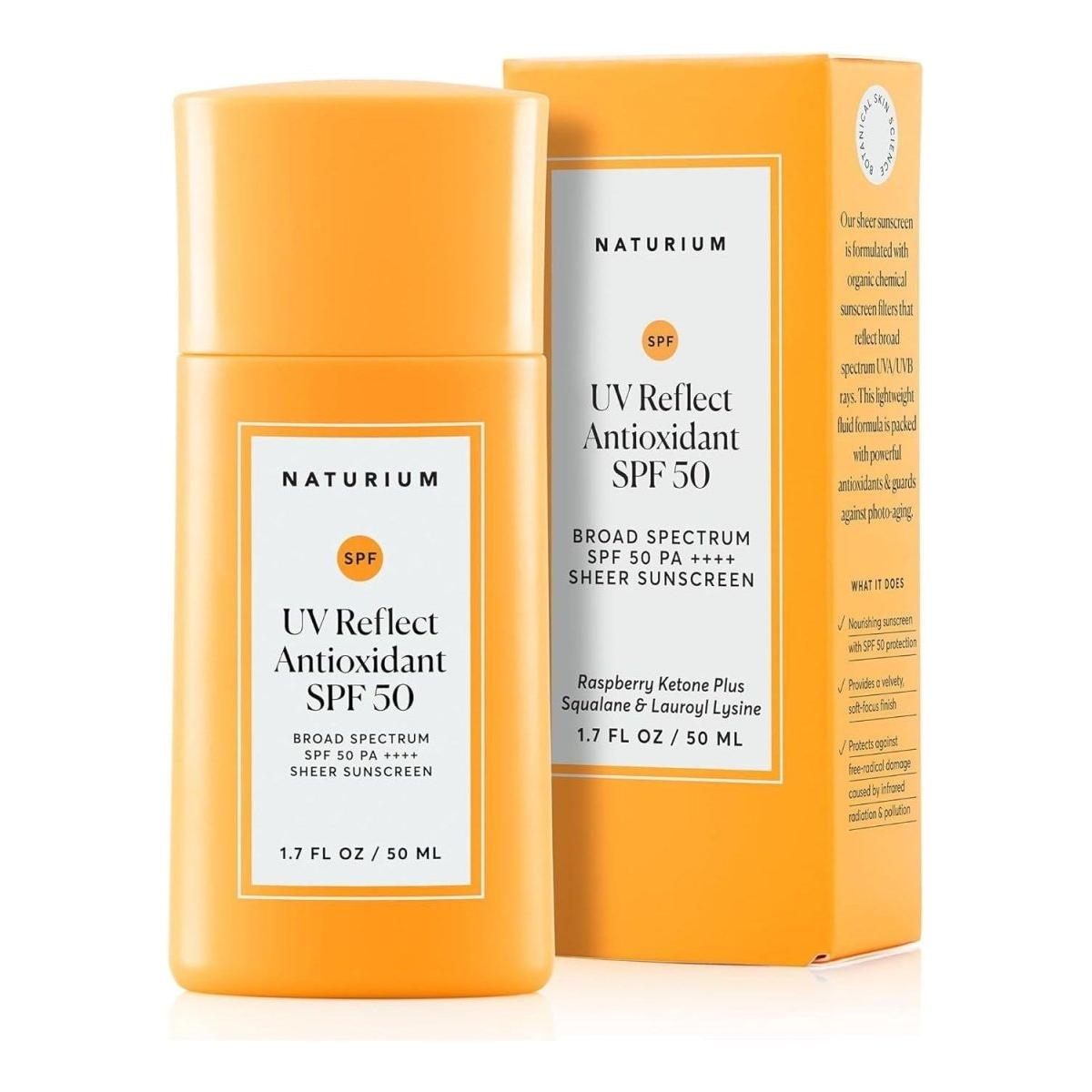 Naturium UV Reflect Antioxidant SPF 50 – 50ml | Broad Spectrum Daily Sunscreen with Antioxidants & Hydration Naturium UV Reflect Antioxidant SPF 50 1.7 fl oz - 50 ml - Glam Global UKNaturium