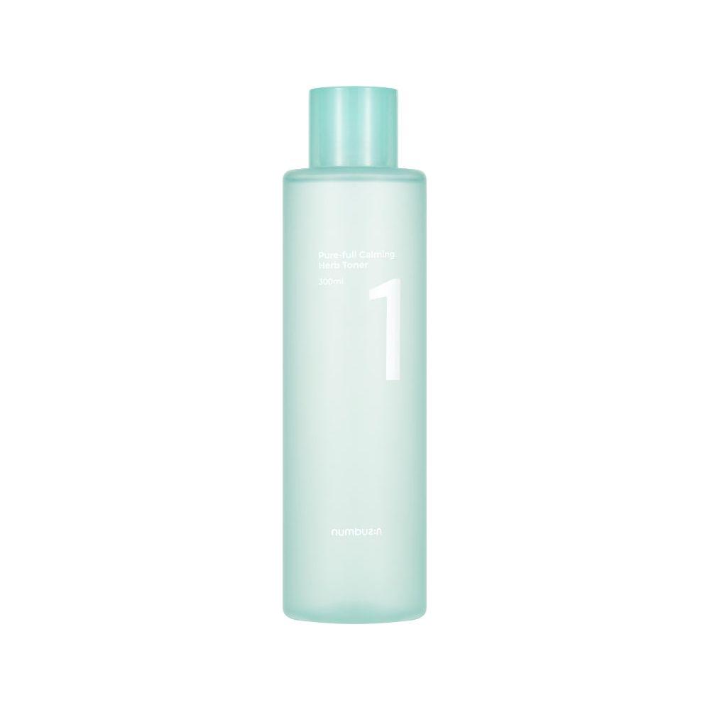 numbuzin No.1 Pure-full Calming Herb Toner – 300ml | Sebum-Control & Whitehead-Clearing Toner for Acne-Prone Skin numbuzin No.1 Pure - full Calming Herb Toner 300ml - Glam Global UKnumbuzin