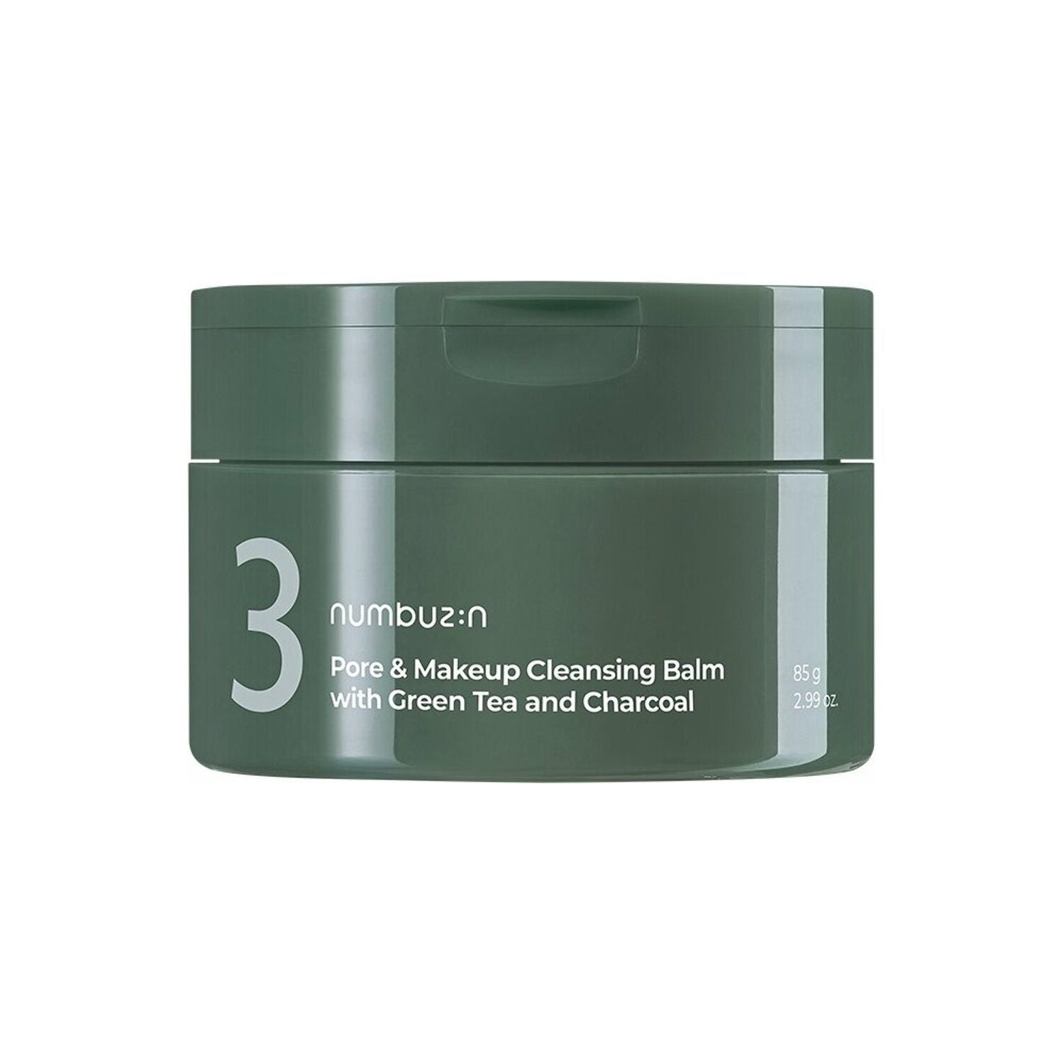 numbuzin No.3 Pore & Makeup Cleansing Balm – 85g | Deep Pore Cleanse with Green Tea & Charcoal numbuzin No.3 Pore & Makeup Cleansing Balm with Green Tea and Charcoal 85g - Glam Global UKnumbuzin
