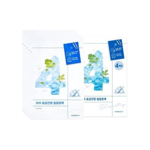 numbuzin No.4 SOS Icy Soothing Sheet Mask – 10 Sheets | Cooling Relief for Red, Overheated Skin numbuzin No.4 SOS Icy Soothing Sheet Mask 10P - Glam Global UKnumbuzin