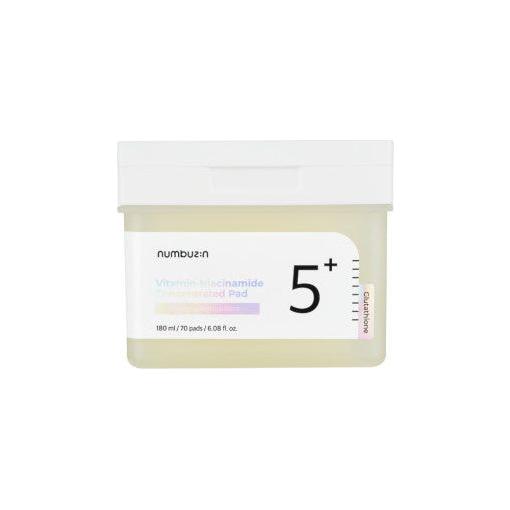 numbuzin No.5+ Vitamin-Niacinamide Concentrated Pad – 70 Pads | Brightening & Antioxidant-Powered Skincare numbuzin No.5+ Vitamin - Niacinamide Concentrated Pad 70P - Glam Global UKnumbuzin