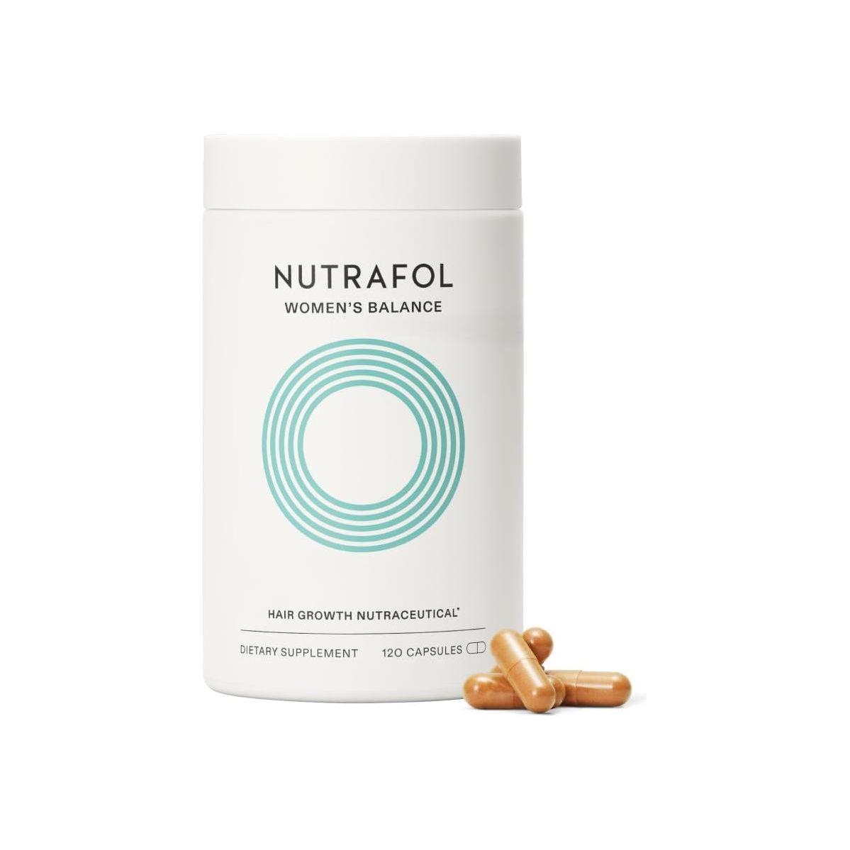 Nutrafol Women's Balance Hair Growth Supplement – 120 Capsules | For Women 45+ Nutrafol Women's Balance Hair Growth Supplement for Ages 45 and Up - 1 Month Supply (120 Capsules) - Glam Global UKNutrafol