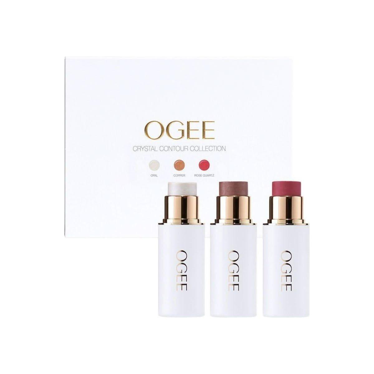 Ogee Crystal Contour Collection – 3 x 30ml | Sculpting, Brightening & Hydrating Skincare Ritual Ogee Crystal Contour Collection - Glam Global UKOgee