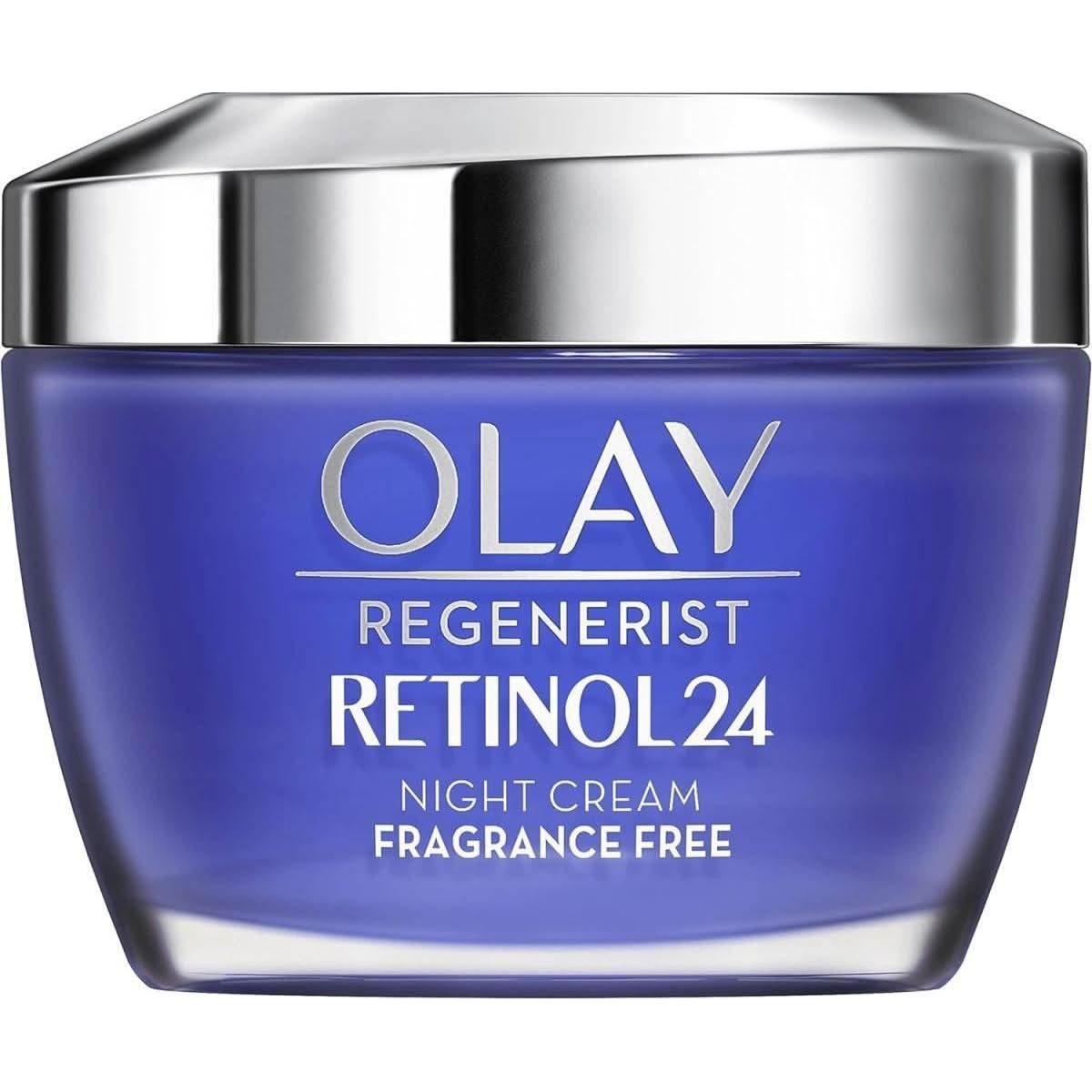 Olay Regenerist Retinol24 Night Face Cream – 50ml | Fragrance-Free Retinol & Niacinamide Moisturiser Olay Regenerist Retinol24 Night Face Cream (Fragrance Free) - Glam Global UKOlay