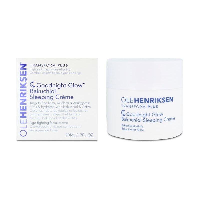 Ole Henriksen Goodnight Glow Bakuchiol Sleeping Crème – 50ml | Retinol-Free Overnight Glow & Anti-Aging Moisturiser Ole Henriksen Goodnight Glow Bakuchiol Sleeping Creme 50ml - Glam Global UKOle Henriksen