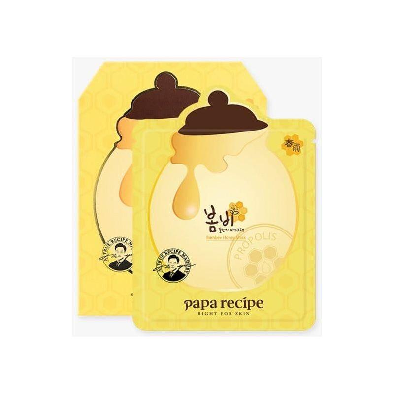 papa recipe Bombee Honey Mask Set – 25g x 10 pcs | Soothing, Moisturising Sheet Masks with Honey & Propolis papa recipe Bombee Honey Mask Set 25g x 10 pcs - Glam Global UKpapa recipe