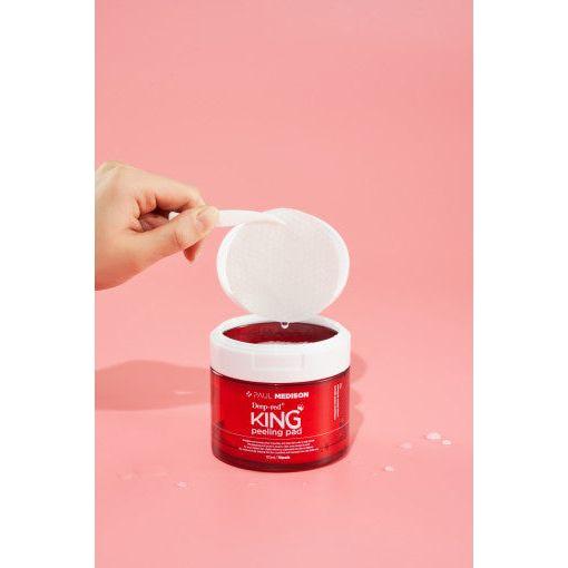 PAUL MEDISON Deep Red King Peeling Pad – 170ml (70 Pads) | Gentle Exfoliation & Pore Refining Care PAUL MEDISON Deep Red King Peeling Pad 170ml (70ea) | Exfoliation & Pore Care - Glam Global UKPAUL MEDISON