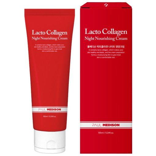 PAUL MEDISON Lacto Collagen Night Nourishing Cream – 155ml | Overnight Firming & Hydration for Smooth, Radiant Skin PAUL MEDISON Lacto Collagen Night Nourishing Cream 155ml - Glam Global UKPAUL MEDISON