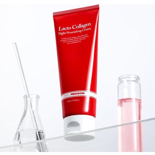 PAUL MEDISON Lacto Collagen Night Nourishing Cream – 155ml | Overnight Firming & Hydration for Smooth, Radiant Skin PAUL MEDISON Lacto Collagen Night Nourishing Cream 155ml - Glam Global UKPAUL MEDISON