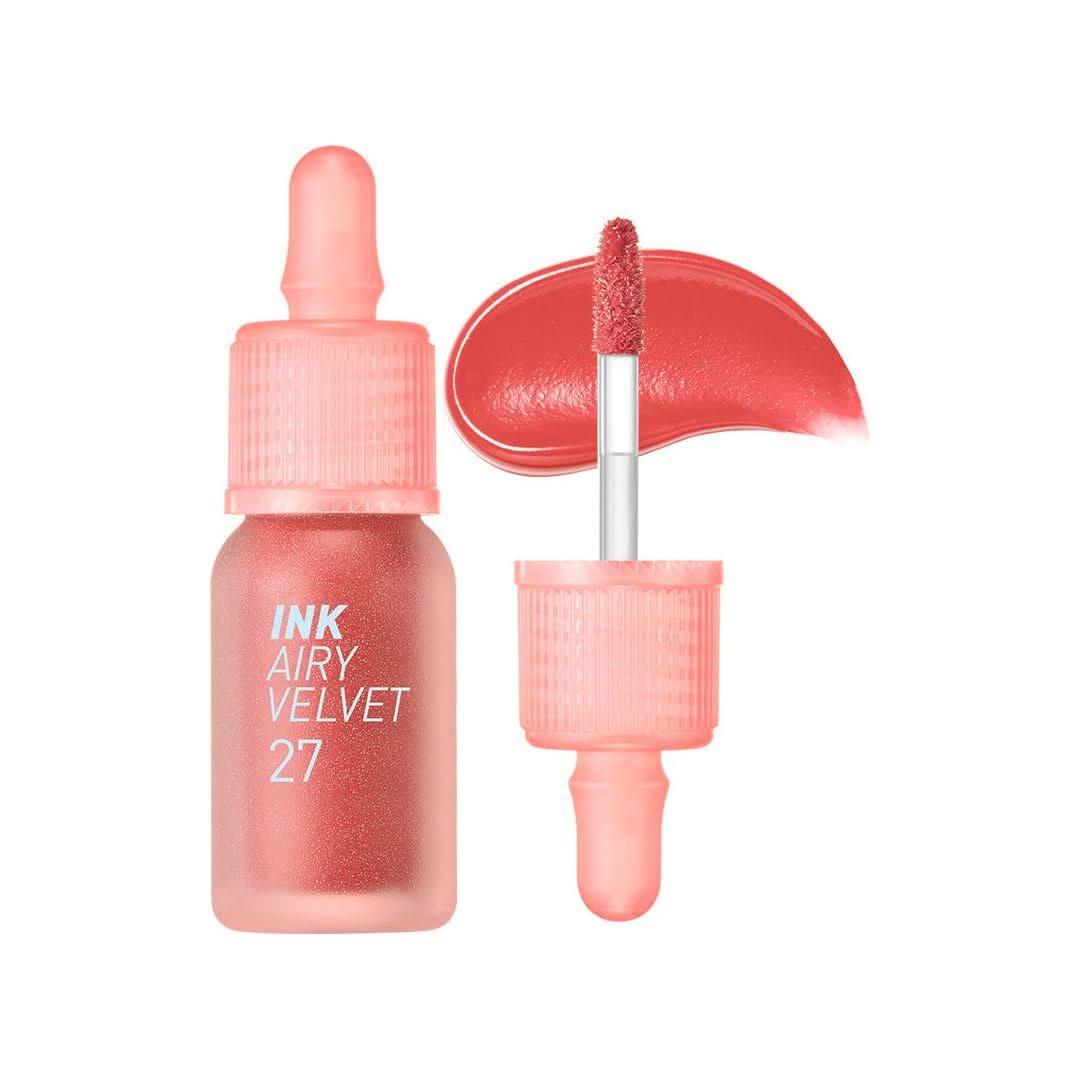 peripera Ink Airy Velvet – 4g (NEW Shades #26–#30) | Lightweight Matte Lip Tint with Summer-Inspired Colours peripera Ink Airy Velvet - 4g (NEW Shades #26~#30) | Vivid & Subtle Liquid Lip Tint - Glam Global UKperipera