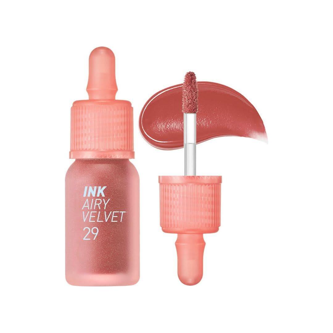 peripera Ink Airy Velvet – 4g (NEW Shades #26–#30) | Lightweight Matte Lip Tint with Summer-Inspired Colours peripera Ink Airy Velvet - 4g (NEW Shades #26~#30) | Vivid & Subtle Liquid Lip Tint - Glam Global UKperipera