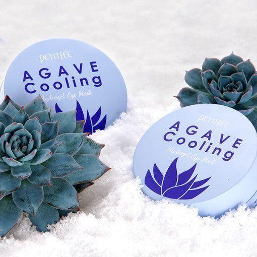 PETITFÉE Agave Cooling Hydrogel Eye Mask – 80g | Hydrating & Soothing Blue Complex Eye Patches PETITFEE Agave Cooling Hydrogel Eye Mask 80g (60 Patches) - Glam Global UKPETITFEE