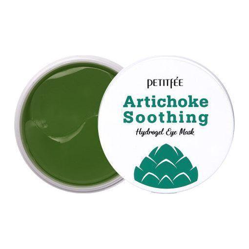 PETITFÉE Artichoke Soothing Hydrogel Eye Mask – 80g | Cooling De-Puffing Patches for Irritated, Puffy Eyes PETITFEE Artichoke Soothing Hydrogel Eye Mask 80g (60 Patches) - Glam Global UKPETITFEE