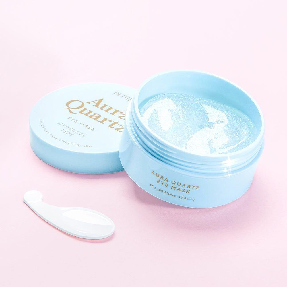 PETITFÉE Aura Quartz Eye Mask – 85g | Hydrating Hydrogel Patches for Dark Circles & Fine Lines PETITFEE Aura Quartz Eye Mask 85g (60 Patches) - Glam Global UKPETITFEE