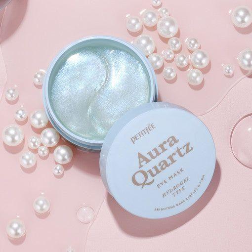 PETITFÉE Aura Quartz Eye Mask – 85g | Hydrating Hydrogel Patches for Dark Circles & Fine Lines PETITFEE Aura Quartz Eye Mask 85g (60 Patches) - Glam Global UKPETITFEE