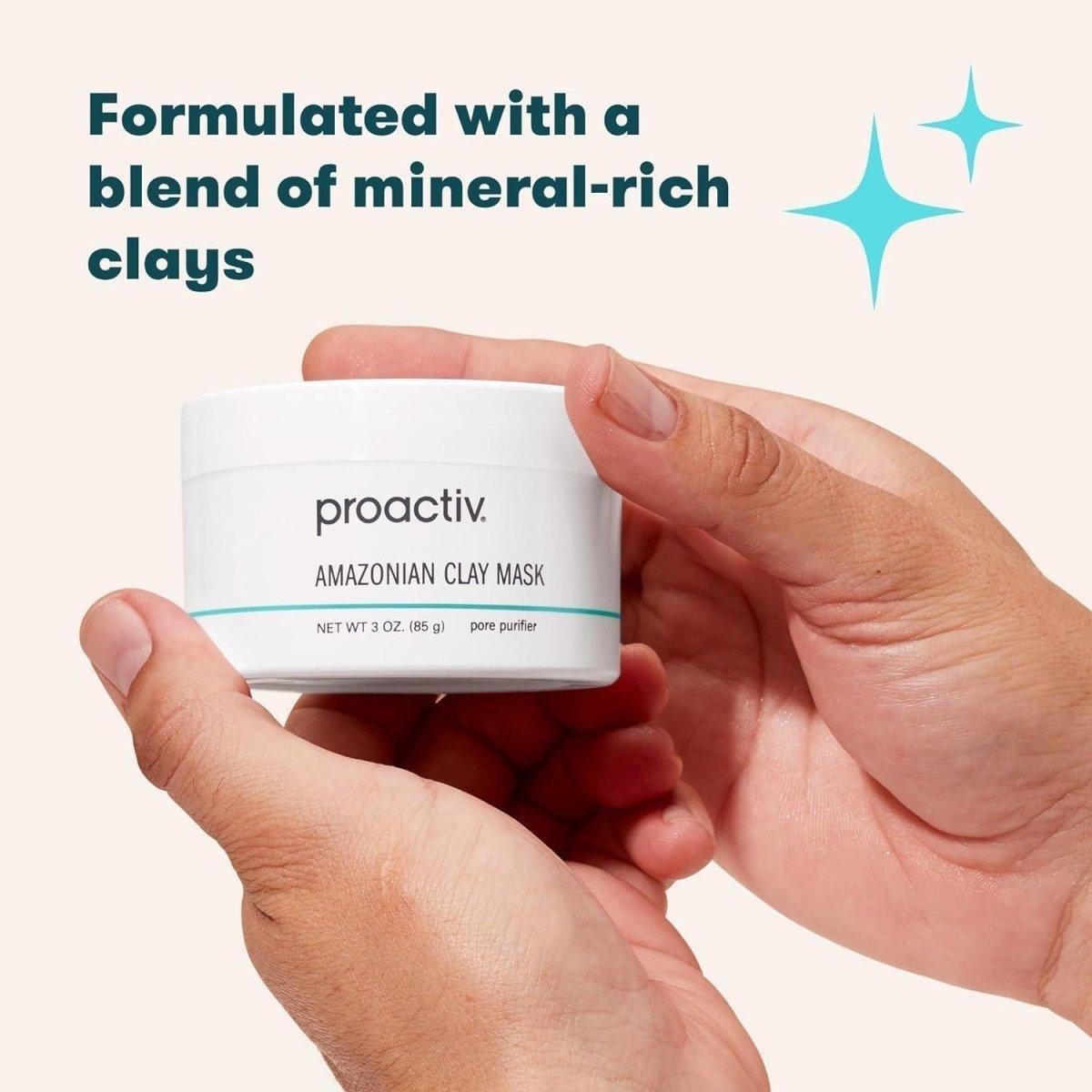 Proactiv Amazonian Clay Mask 89ml – Deep Pore Detox with Kaolin, Bentonite & Hydrating Oils Proactiv Amazonian Clay Mask - 89ml - Glam Global UKProactiv
