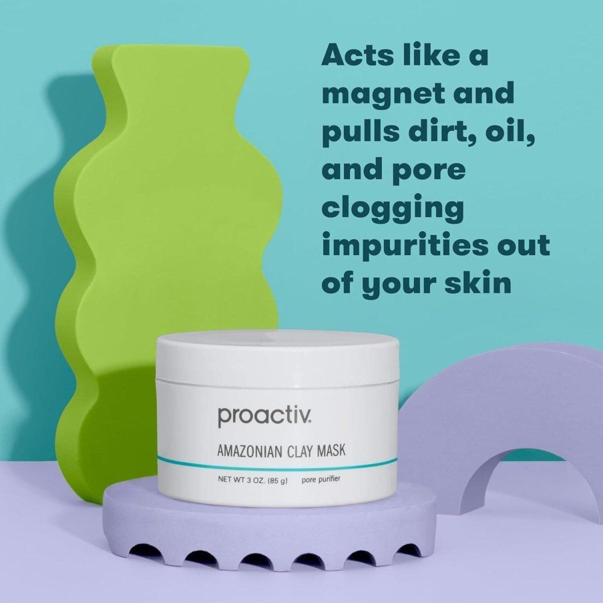 Proactiv Amazonian Clay Mask 89ml – Deep Pore Detox with Kaolin, Bentonite & Hydrating Oils Proactiv Amazonian Clay Mask - 89ml - Glam Global UKProactiv