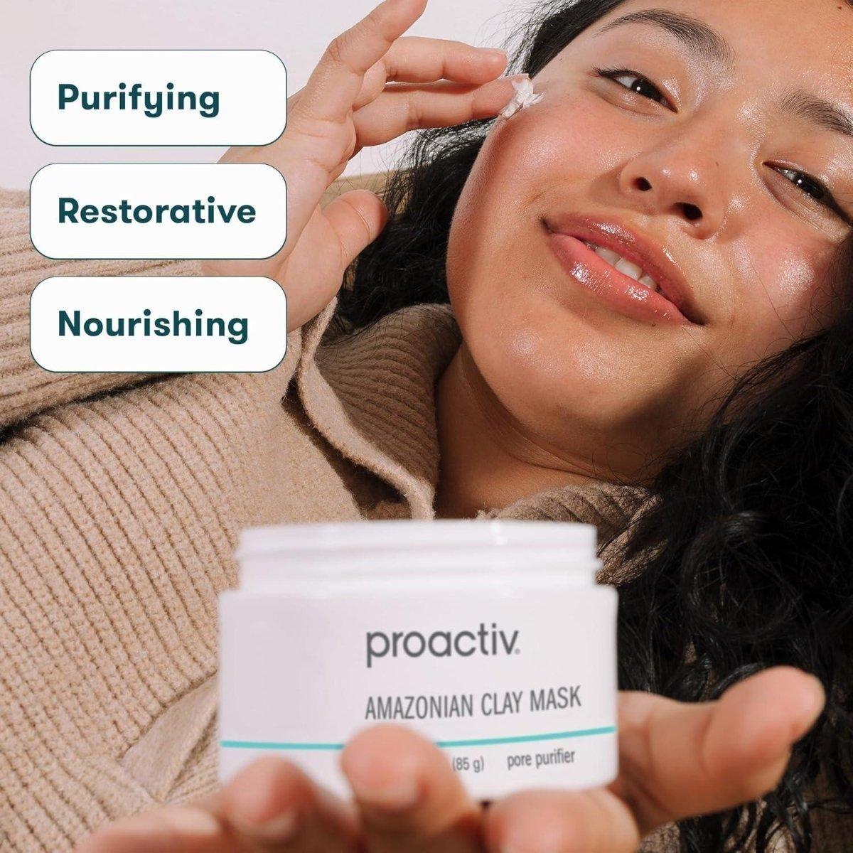 Proactiv Amazonian Clay Mask 89ml – Deep Pore Detox with Kaolin, Bentonite & Hydrating Oils Proactiv Amazonian Clay Mask - 89ml - Glam Global UKProactiv