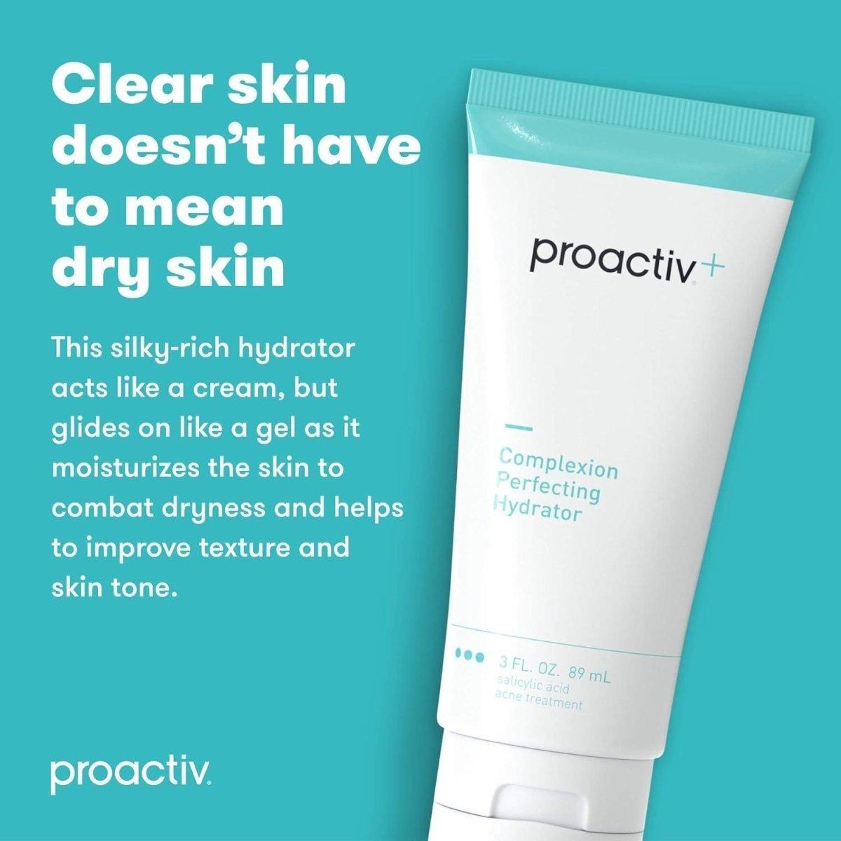 Proactiv+ Complexion Perfecting Hydrator – 89ml | 90-Day Supply of Acne-Fighting, Skin-Brightening Moisturiser Proactiv+ Complexion Perfecting Hydrator - 90 Day Supply (89ml) - Glam Global UKProactiv