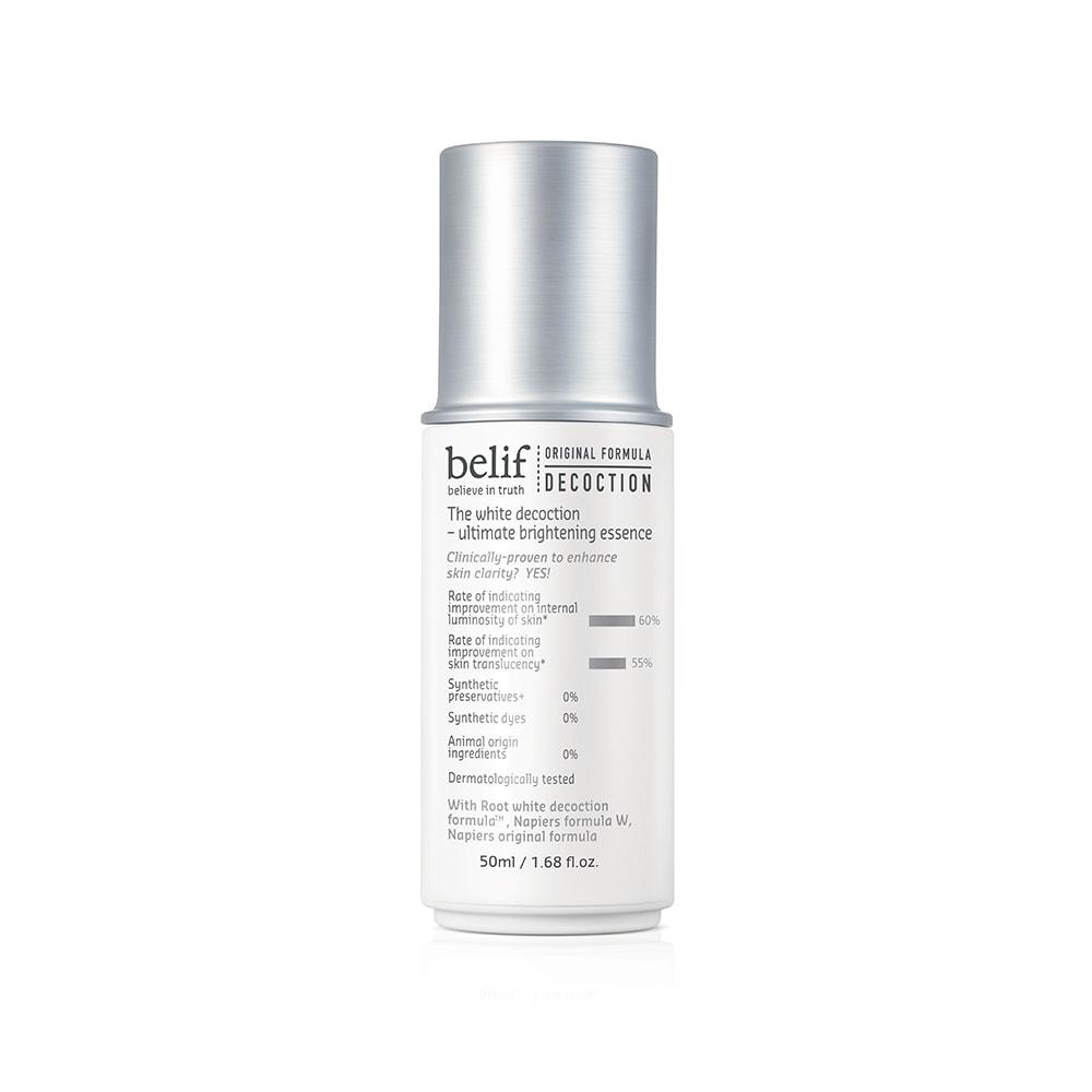 belif The White Decoction – Ultimate Brightening Essence – 50ml | Lightweight Glow-Boosting Korean Essence Product image