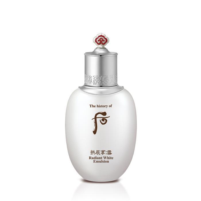 The History of Whoo Gongjinhyang Seol Radiant White Emulsion – 110ml | Brightening & Hydrating Herbal Moisturiser Product image