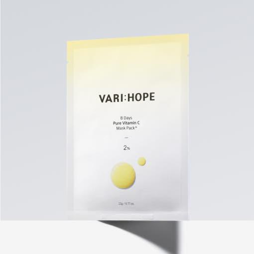 VARIHOPE 8 Days Pure Vitamin C Mask Pack (22g x 5ea) | Instant Brightening & Hydration VARIHOPE 8 Days Pure Vitamin C Mask Pack (22g x 5ea) | Instant Brightening & Hydration