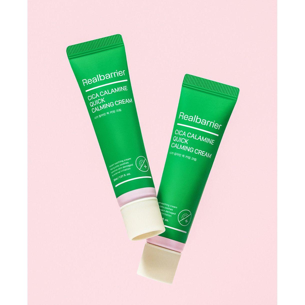 Real Barrier Cica Calamine Quick Calming Cream – 30ml | Fast-Acting Soothing Cream for Redness, Breakouts & Sensitive Skin Real Barrier Cica Calamine Quick Calming Cream – 30ml | Fast-Acting Soothing Cream for Redness, Breakouts & Sensitive Skin