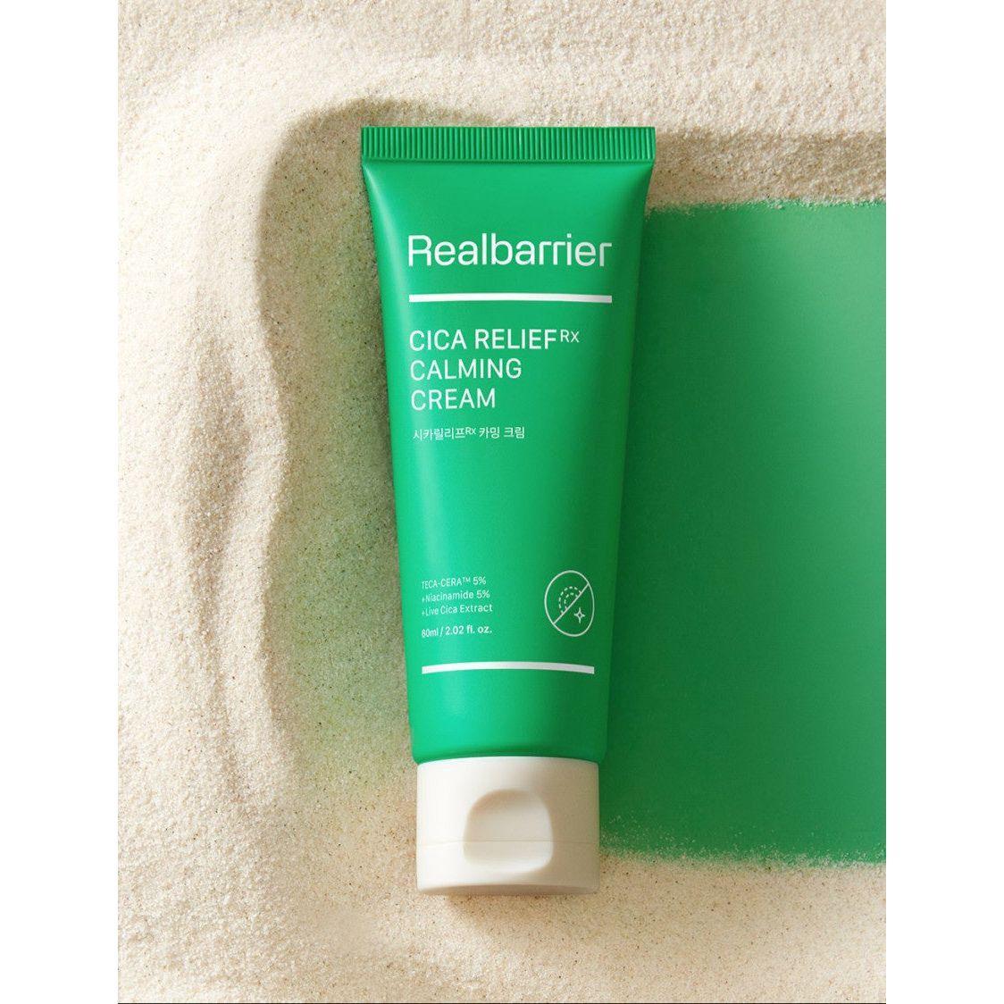 Real Barrier Cica Relief Rx Calming Cream 60ml | Intensive Soothing & Barrier Repair Product image