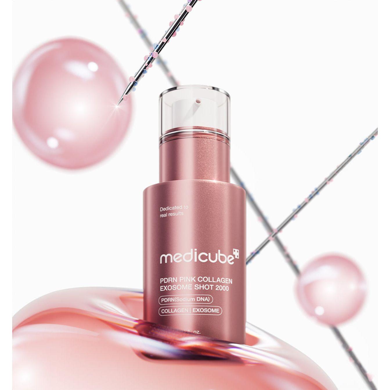 medicube PDRN Pink Collagen Exosome Shot 2000 - 30ml | Skin Repair & Hydration Booster Product image