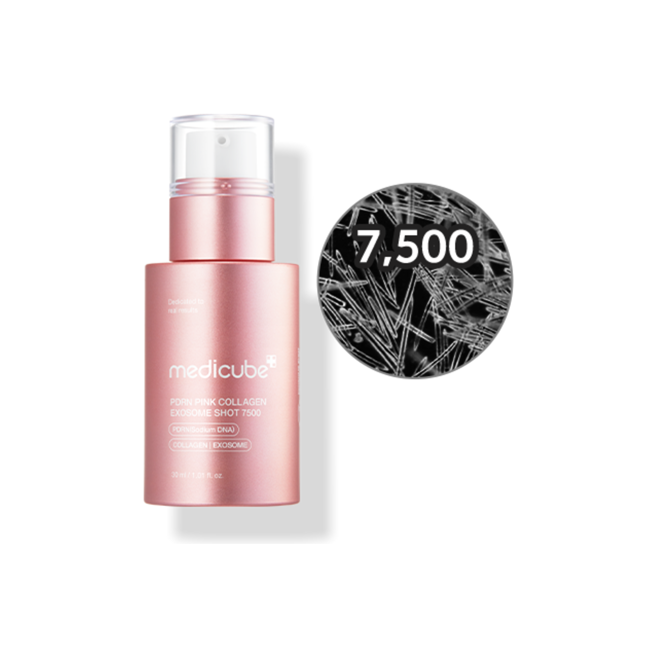medicube PDRN Pink Collagen Exosome Shot 7500 | Intensive Skin Repair & Elasticity Boost - 30ml Product image