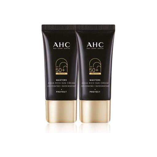 AHC Master’s Aqua Rich Sun Cream SPF50+ PA++++ (30ml + 30ml) | Double Set for Hydrating UV Protection Product image