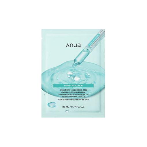 Anua PDRN Hyaluronic Acid Capsule 100 Serum Mask – 23ml x 10 Sheets | Intense Hydration & Skin Renewal Product image