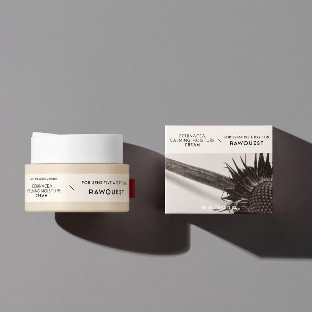 RAWQUEST Echinacea Calming Moisture Cream – 50ml | Deep Hydration & Skin Barrier Repair Product image