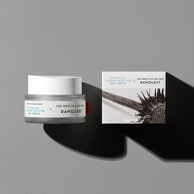 RAWQUEST Echinacea Calming Moisture Gel Cream – 50ml | Hydrating & Soothing Gel Moisturizer Product image