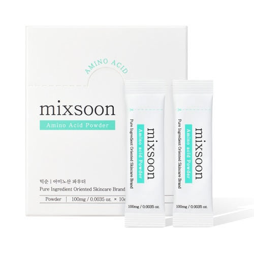 mixsoon Amino Acid Powder – 1 BOX (100mg x 10 Count) | 100% Pure Amino Acid for Elasticity & Nutrition Product image