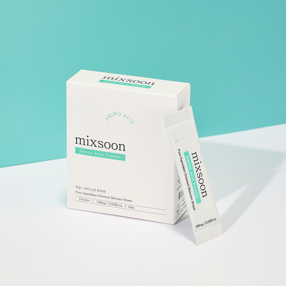 mixsoon Amino Acid Powder – 1 BOX (100mg x 10 Count) | 100% Pure Amino Acid for Elasticity & Nutrition Product image