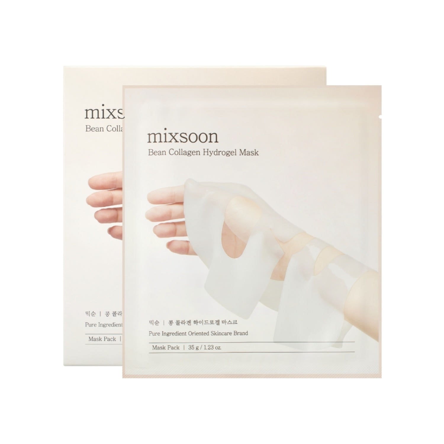 mixsoon Bean Collagen Hydrogel Mask – 35g X 5ea | Hydration & Firmness for a Youthful Glow Product image