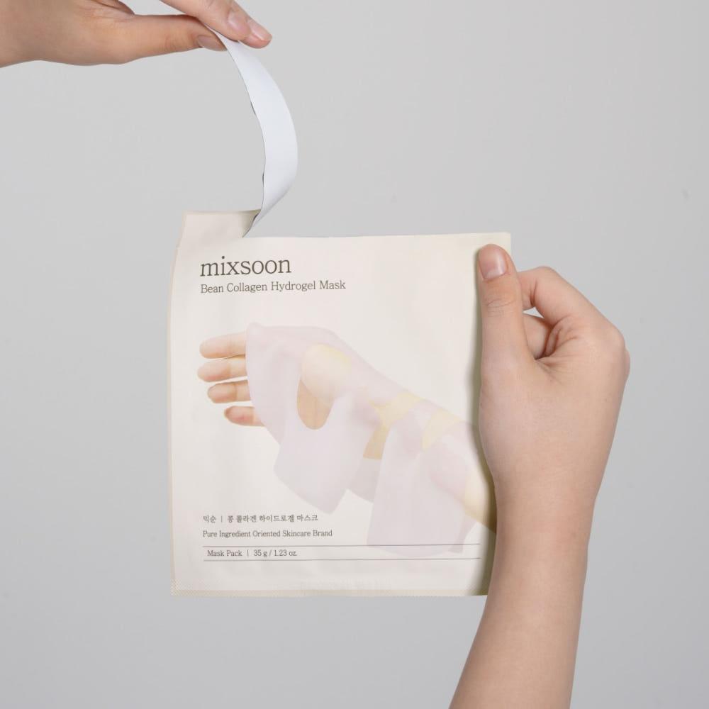 mixsoon Bean Collagen Hydrogel Mask – 35g X 5ea | Hydration & Firmness for a Youthful Glow Product image