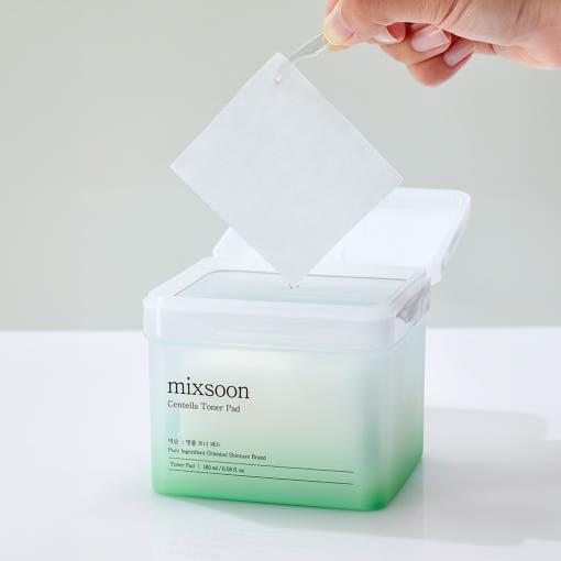 mixsoon Centella Toner Pad – 120 Pads (180ml) | Soothing & Hydrating Toner Pads with Centella Asiatica Product image