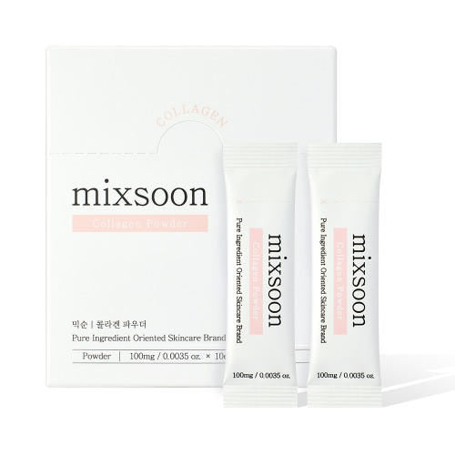mixsoon Collagen Powder – 100mg x 10ea | 100% Pure Low-Molecular Collagen for Firm, Radiant Skin Product image