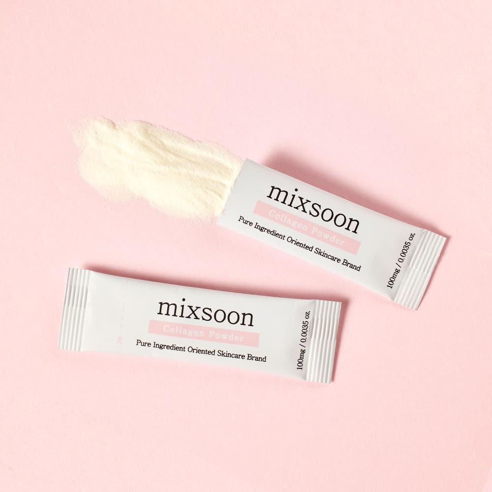 mixsoon Collagen Powder – 100mg x 10ea | 100% Pure Low-Molecular Collagen for Firm, Radiant Skin Product image