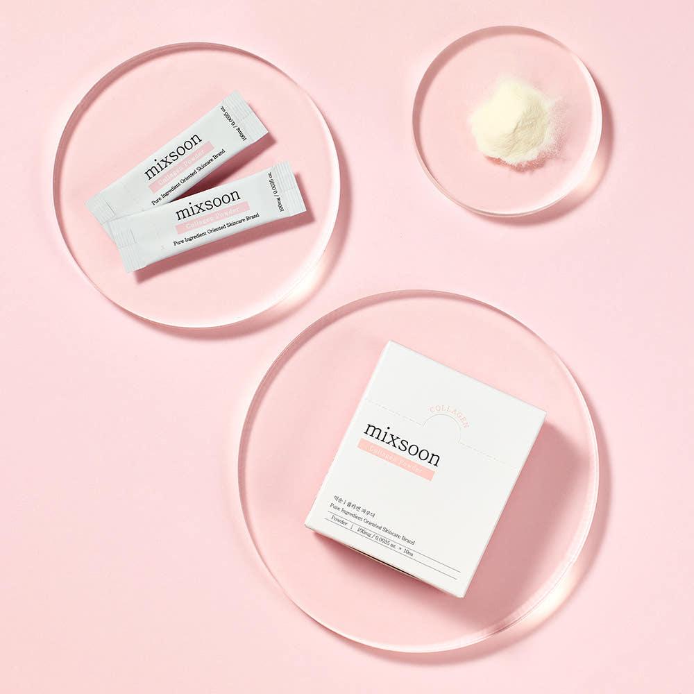 mixsoon Collagen Powder – 100mg x 10ea | 100% Pure Low-Molecular Collagen for Firm, Radiant Skin Product image