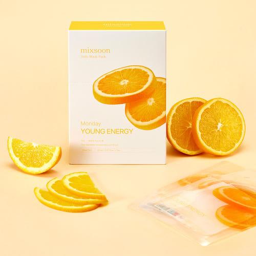 mixsoon Daily Mask Pack Monday – 20ml x 10 Sheets | Brightening & Skin Vitality Boost Product image
