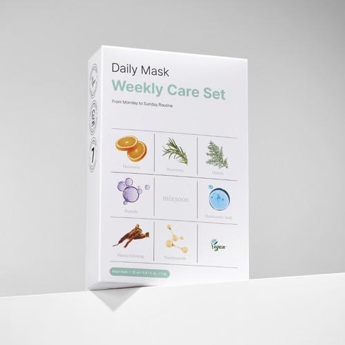 mixsoon Daily Mask Weekly Care Set – 7 Masks (20ml x 7ea) | Custom Skincare for Every Day of the Week Product image