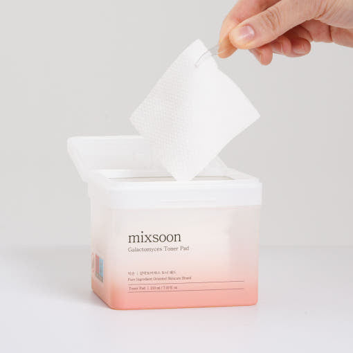 mixsoon Galactomyces Toner Pad – 60ea/210ml | Hydrating & Brightening Toner Pads Product image