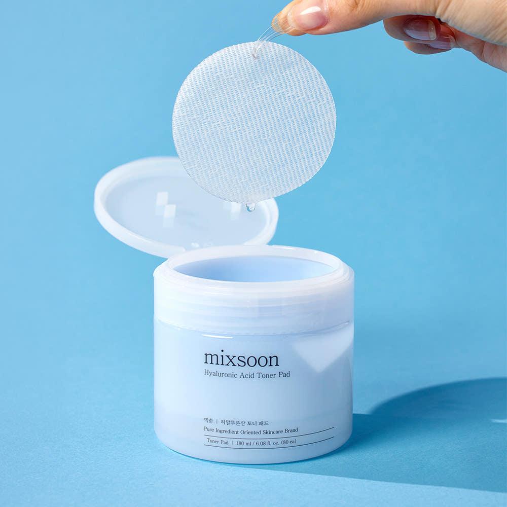 mixsoon Hyaluronic Acid Toner Pad – 80ea/180ml | Intense Hydration & Skin Barrier Care Product image