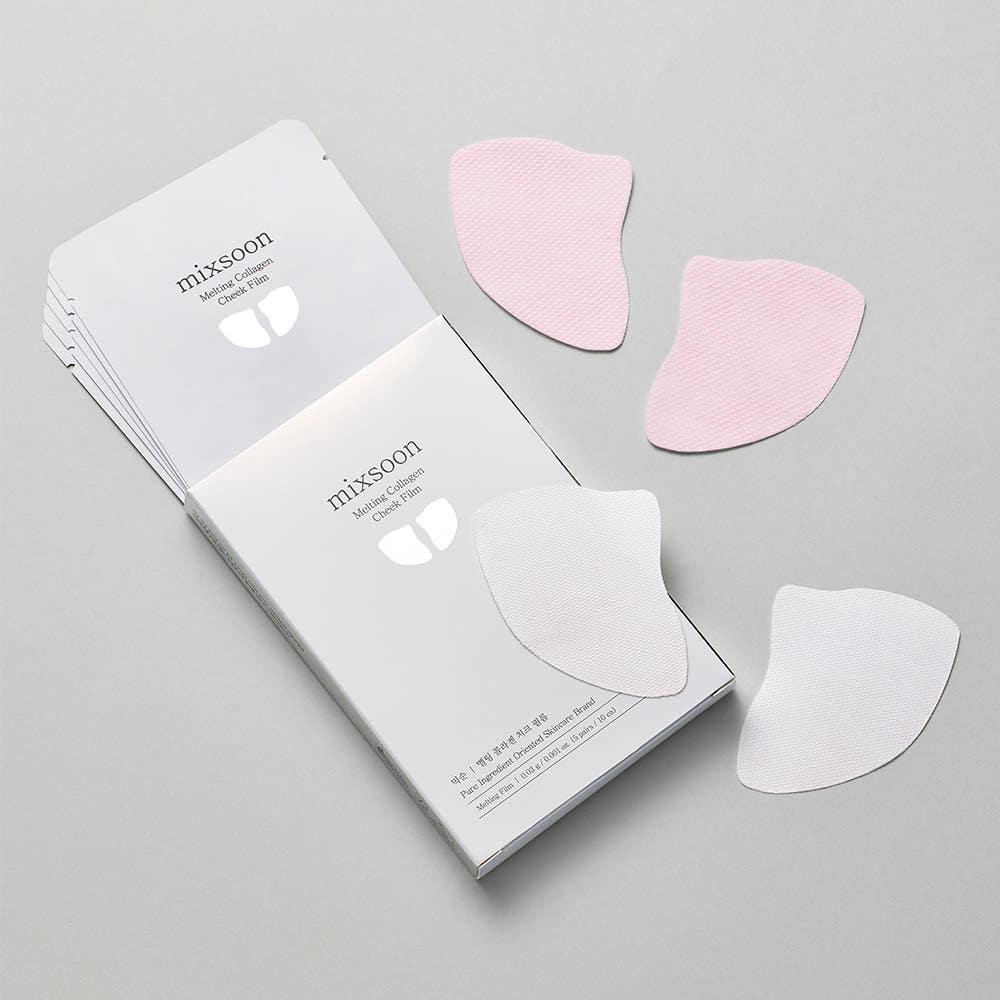 mixsoon Melting Collagen Cheek Film – 10ea / 5 Pairs | Lifting & Hydrating Nasolabial Care Product image