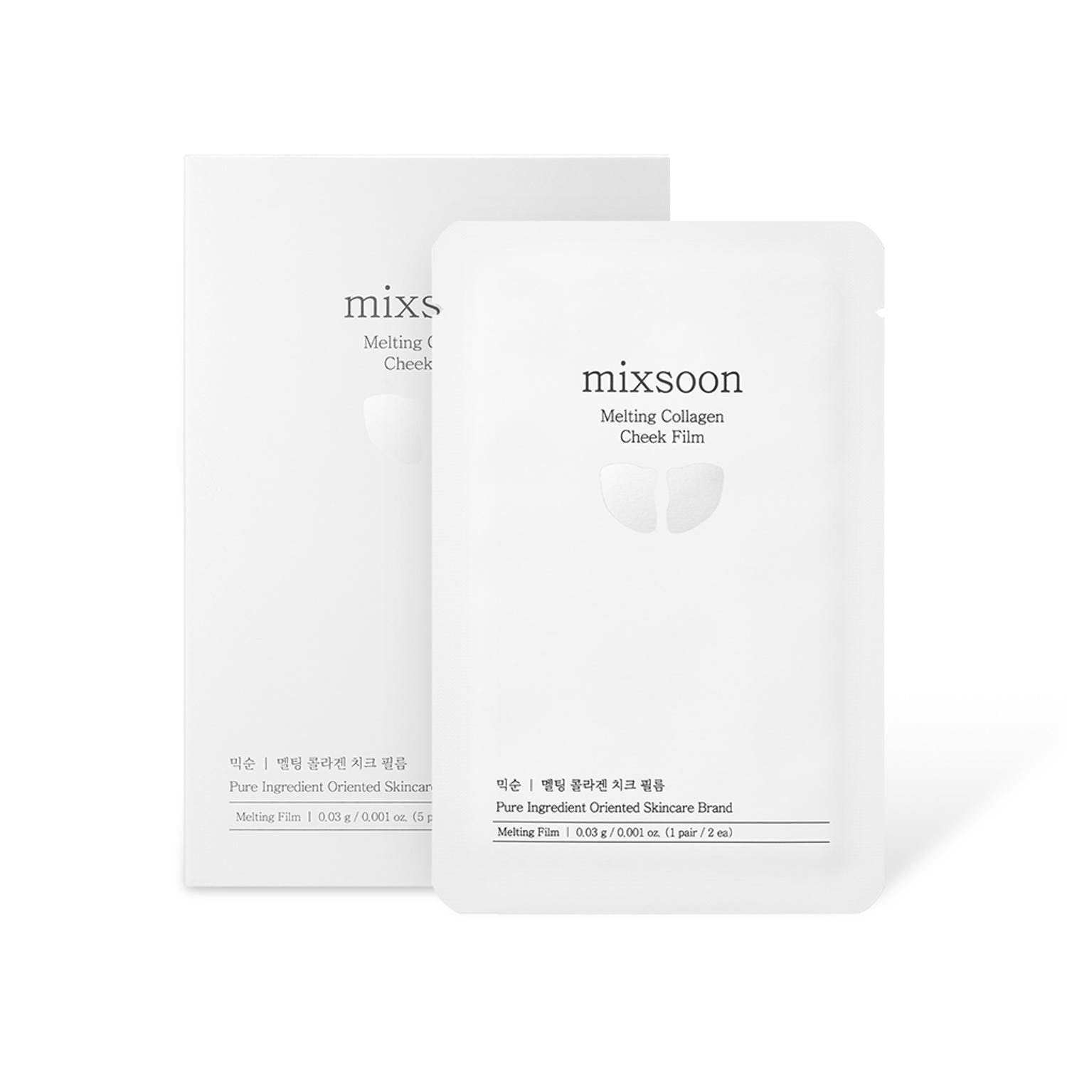 mixsoon Melting Collagen Cheek Film – 10ea / 5 Pairs | Lifting & Hydrating Nasolabial Care Product image