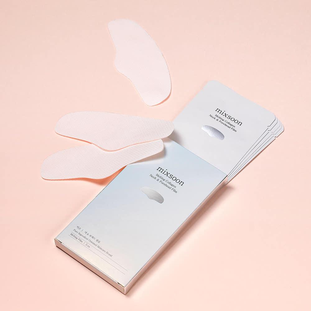 mixsoon Melting Collagen Neck & Forehead Film – 5 Count | Firming & Anti-Aging Treatment Product image
